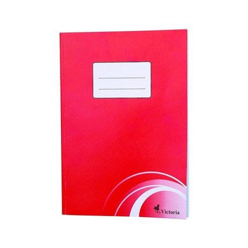 Beíró, A4, kockás, 100 lap, puhafedeles, VICTORIA PAPER