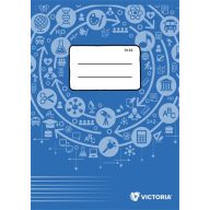   Füzet, tűzött, A5, vonalas, 32 lap, 1. osztály, VICTORIA PAPER Circle "14-32"