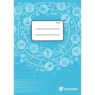   Füzet, tűzött, A5, vonalas, 32 lap, 2. osztály, VICTORIA PAPER Circle "16-32"