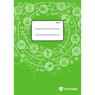   Füzet, tűzött, A5, sima, 32 lap, VICTORIA PAPER Circle "20-32"