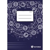   Füzet, tűzött, A5, vonalas, 32 lap, 4-8. osztály, VICTORIA PAPER Circle "21-32"