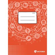   Füzet, tűzött, A5, kockás, 32 lap, VICTORIA PAPER Circle "27-32"