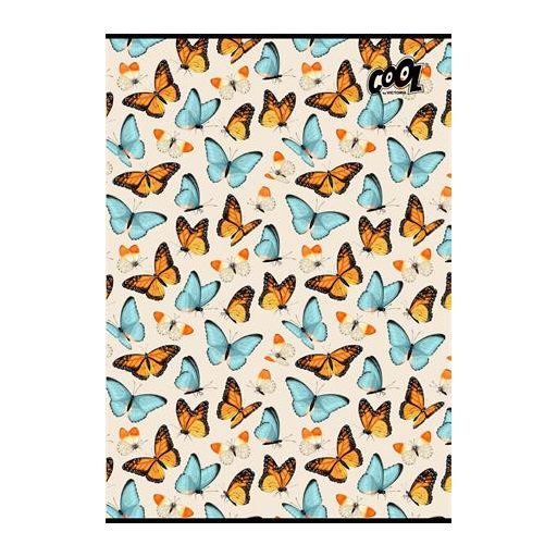 Füzet, tűzött, A4, sima, 80 lap, COOL BY VICTORIA "Ornamentica"