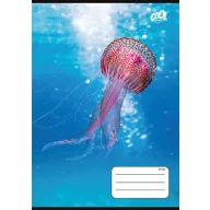   Füzet, tűzött, A5, kockás, 32 lap, COOL BY VICTORIA "Ocean World", "27-32"