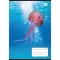 Füzet, tűzött, A5, kockás, 32 lap, COOL BY VICTORIA "Ocean World", "27-32"