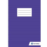 Spirálfüzet, A4, vonalas, 70 lap, VICTORIA PAPER