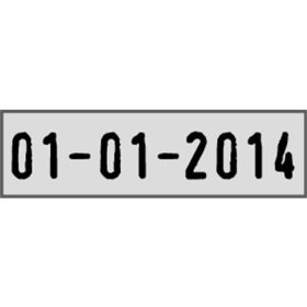 Dátumbélyegző, fordított, TRODAT "4810 MA"