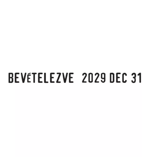 Dátum- és szövegbélyegző, 12 féle szöveggel, TRODAT "4817"
