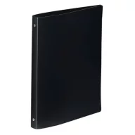   Gyűrűs könyv, 4 gyűrű, 25 mm, A4, PP, VIQUEL "Essentiel", fekete