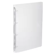   Gyűrűs könyv, 4 gyűrű, 25 mm, A4, PP, VIQUEL "Propyglass", víztiszta