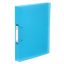 Gyűrűs könyv, 2 gyűrű, 40 mm, A4, maxi, PP, cserélhető címke, VIQUEL "Propyglass", kék