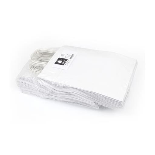 Ajándéktasak, 22X10X30,5 cm, VIQUEL, fehér