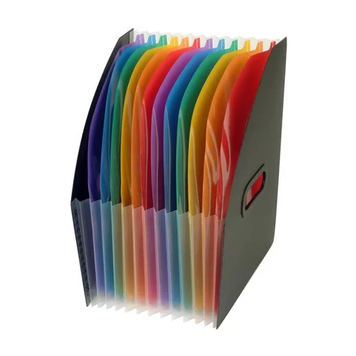 Iratpapucs, PP, 12 részes, VIQUEL, "Rainbow Class", fekete