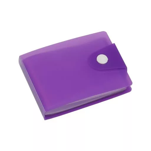 Bankkártya-és igazolványtartó, 20 betétlappal, VIQUEL, "Propyglass",vegyes színek