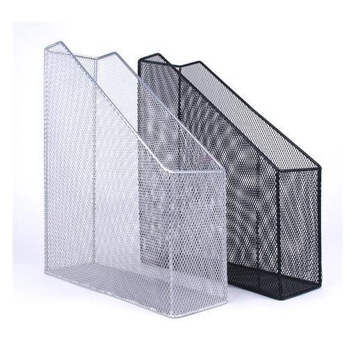 Iratpapucs, fémhálós, VICTORIA OFFICE, fekete