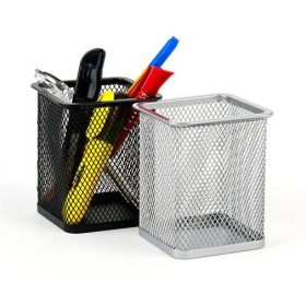   Írószertartó, fémhálós, szögletes, VICTORIA OFFICE, fekete