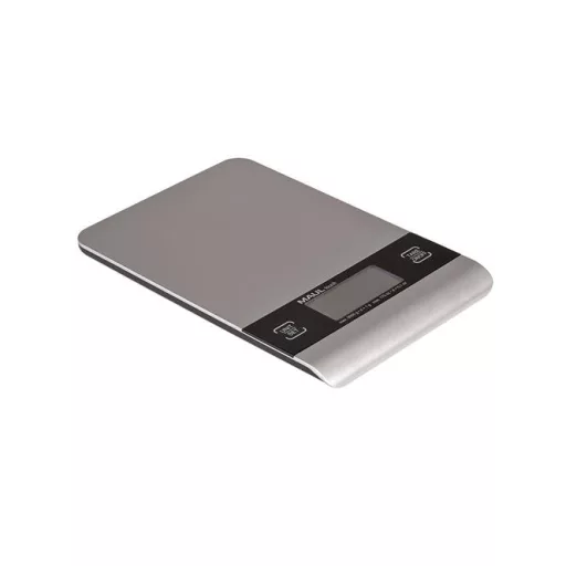 Levélmérleg, digitális, 5 kg terhelhetőség, MAUL "Touch", ezüst