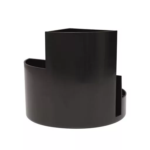 Írószertartó, újrahasznosított, MAUL "Roundbox", fekete
