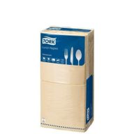   Szalvéta, 1/4 hajtogatott, 2 rétegű, 33x33 cm, Advanced, TORK "Lunch", homokszín