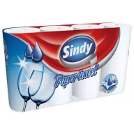   Háztartási papírtörlő, 2 rétegű, 4 tekercses, "Sindy"
