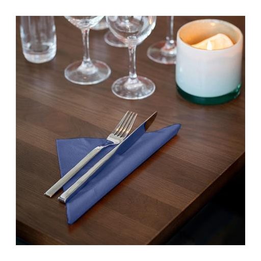 Szalvéta, 1/4 hajtogatott, 2 rétegű, 33x33 cm, Advanced, TORK "Lunch", sötétkék