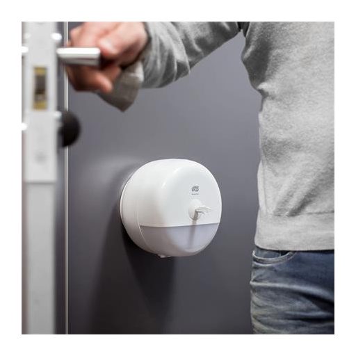 Toalettpapír adagoló, T9 rendszer, Elevation, TORK "SmartOne Mini", fehér