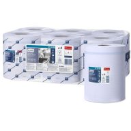   Törlőpapír, tekercses, 18,5 cm átmérő, M4 rendszer, 1 rétegű, Advanced, TORK " Reflex", kék