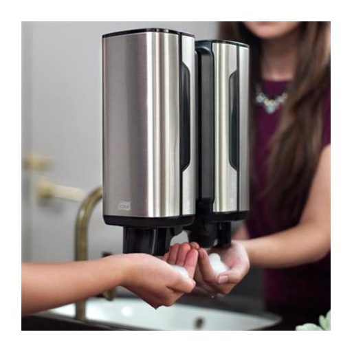 Hab- és folyékony szappan adagoló, S4 rendszer, Image line, TORK, rozsdamentes