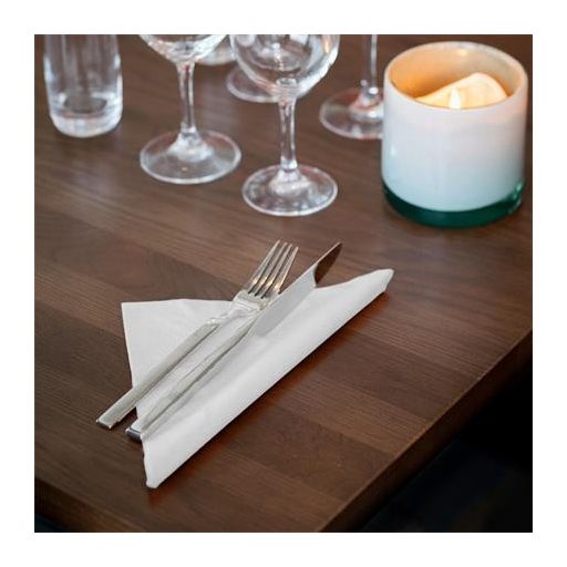 Szalvéta, 1/4 hajtogatott, 3 rétegű, 32,5x32,8 cm, Advanced, TORK "Soft Lunch", fehér