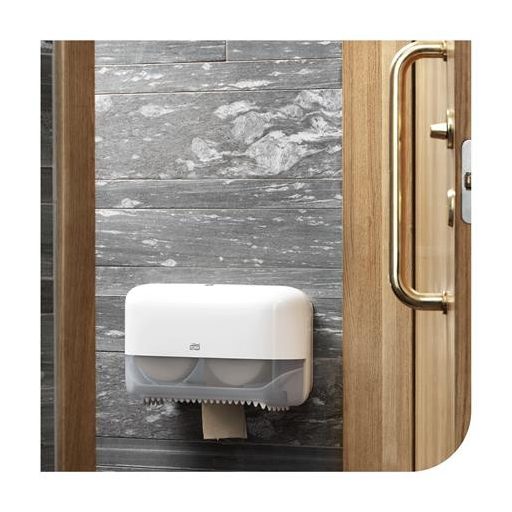 Toalettpapír, belsőmag nélküli, T7 rendszer, 2 rétegű, 13,1 cm átmérő, Advanced, TORK "Mid-Size", natúr