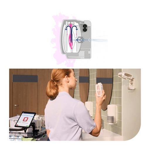 Légfrissítő, folyamatos adagolású, 32 ml, A3 rendszer, TORK, szagsemlegesítő