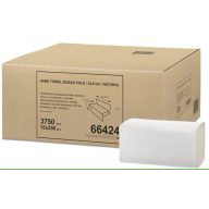   Kéztörlő, Z hajtás, 2 rétegű, 250 lap, H3 rendszer, Universal, TORK "Singlefold", natúr