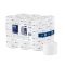 Toalettpapír, belsőmag nélküli, T7 rendszer, 3 rétegű, 13,1 cm átmérő, Premium, TORK "OptiServe", fehér