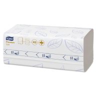   Kéztörlő, tömörített, Interfold, 2 réteg, 170 lap, H2 rendszer, Premium, TORK "Xpress Soft Multifold", fehér