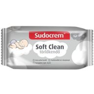 Törlőkendő, 55 lap, SUDOCREM "Soft Clean"