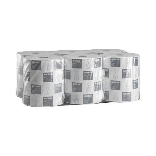 Kéztörlő, tekercses, 2 rétegű, KATRIN, "Plus M/100", hófehér