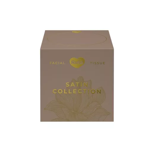 Kozmetikai kendő, 2 rétegű, 80 db, RUTA "Satin Collection"