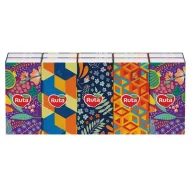   Papír zsebkendő, 3 rétegű, 10x10 db, RUTA "Classic", hófehér
