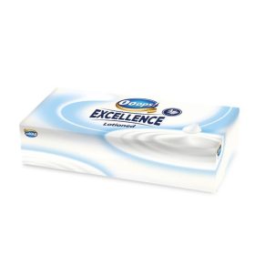   Papír zsebkendő, dobozos, 4 rétegű, 80 db, OOOPS "Excellence Lotioned"