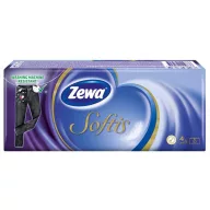   Papír zsebkendő, 4 rétegű, 10x9 db, ZEWA "Softis", classic