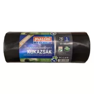  Nagykukazsák, extra erős, 280 l, 5 db, 120x140 cm, 45 µ, MAZZINI "Premium", fekete