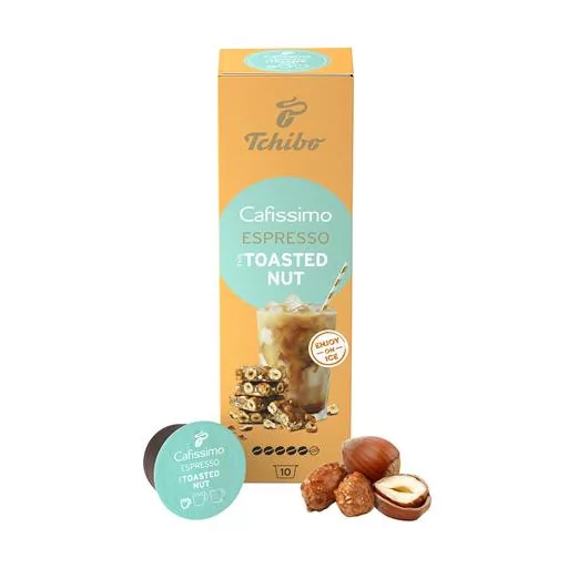 Kávékapszula, 10 db, TCHIBO "Cafissimo Espresso Toasted Nut"