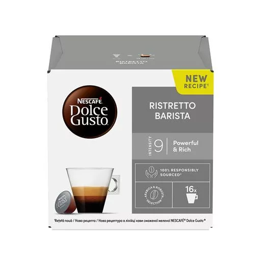 Kávékapszula, 16 db,  NESCAFÉ DOLCE GUSTO "Ristretto Barista"