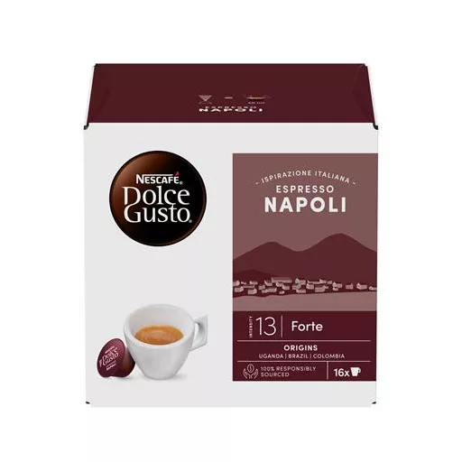 Kávékapszula, 16 db, NESCAFÉ DOLCE GUSTO "Espresso Napoli"
