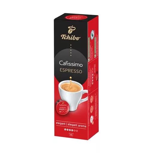 Kávékapszula, 10 db, TCHIBO "Cafissimo Espresso Elegant"