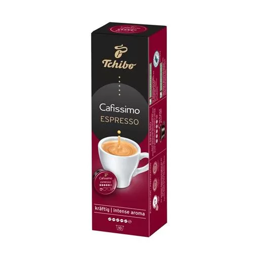 Kávékapszula, 10 db, TCHIBO "Cafissimo Espresso Intense"