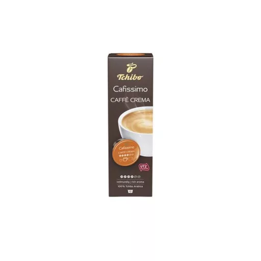 Kávékapszula, 10 db, TCHIBO "Cafissimo Caffé Crema Rich"