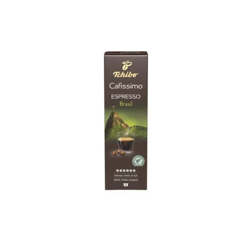 Kávékapszula, 10 db, TCHIBO "Cafissimo Espresso Brasil"