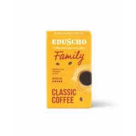   Kávé, pörkölt, őrölt, vákuumos csomagolásban, 250 g, EDUSCHO "Family"