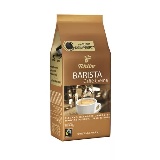 Kávé, pörkölt, szemes, 1000 g, TCHIBO "Barista Caffé Crema"